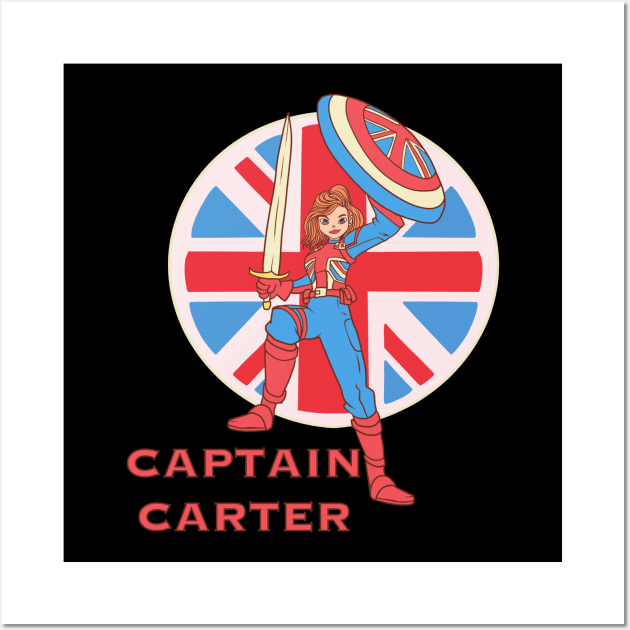 Captain Carter Wall Art by theyoiy